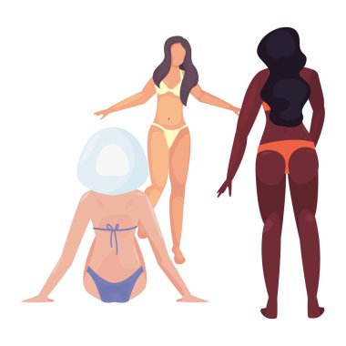 kadın yaz zaman tatil tasarım