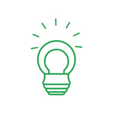 tasarruf ampul elektrik asılı izole simgesi