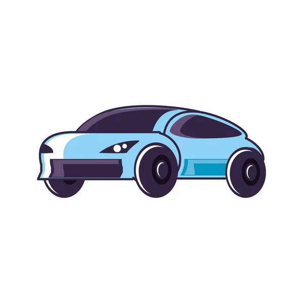 Bil sedan transport isolerad ikon — Stock vektor