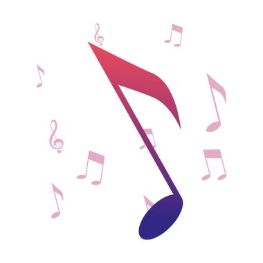 müzik notaları melodi sembolü arka plan
