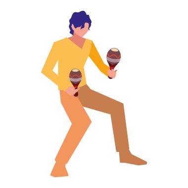 müzisyen adam maraka müzik çalıyor