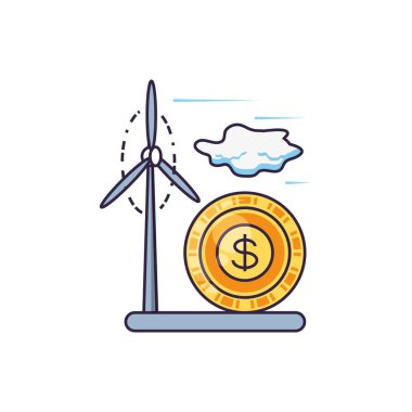 sikke para ile yel değirmeni hava gücü