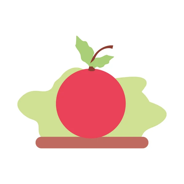 Ikona świeżych owoców wiśni — Wektor stockowy