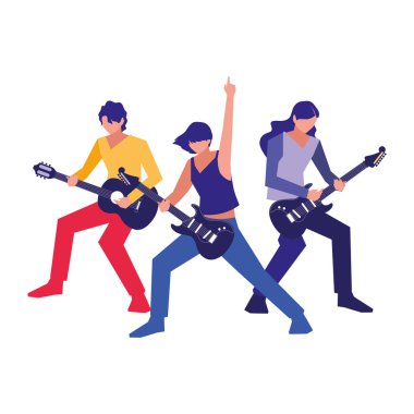 müzisyenler insanlar enstrüman orkestra çalıyor