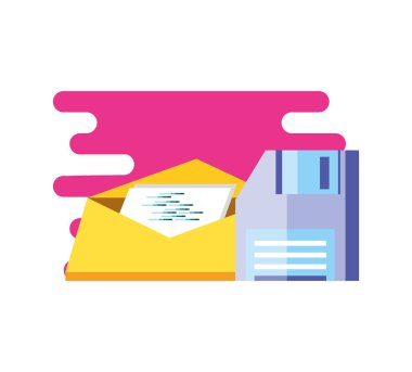 disket ile zarf posta iletişimi