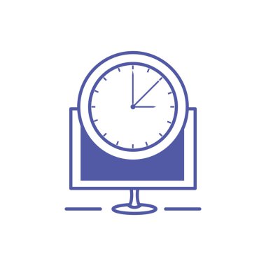 monitör bilgisayar ile zaman saati izle