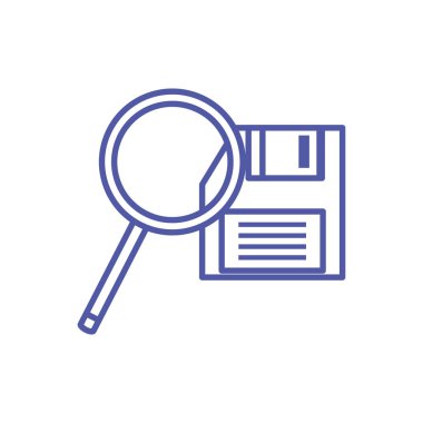 disketli büyüteç arama