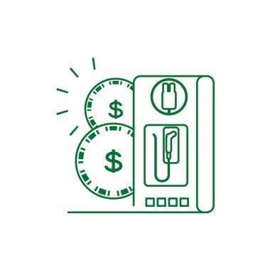 enerji elektrik servis istasyonu ile nakit paralar