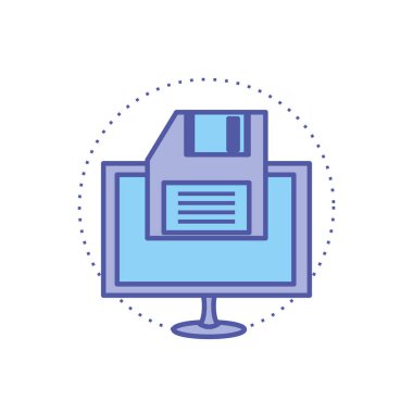 disketli bilgisayar monitörü