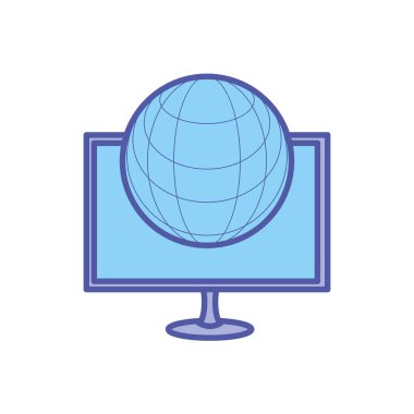 küre tarayıcı ile bilgisayar monitörü