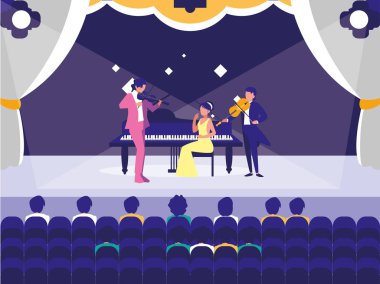 insanlar müzisyenler konser olay tasarımı