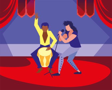 insanlar müzisyenler konser olay tasarımı