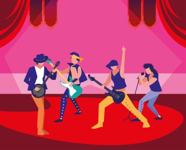 insanlar müzisyenler konser olay tasarımı