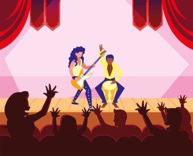 insanlar müzisyenler konser olay tasarımı