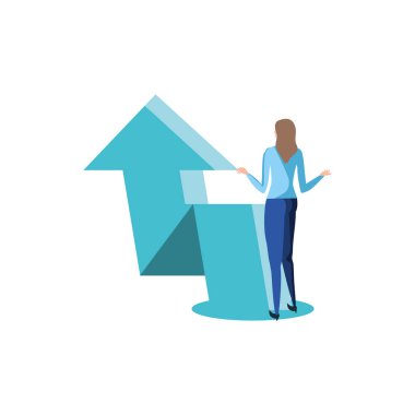 ok ile iş kadını zarif