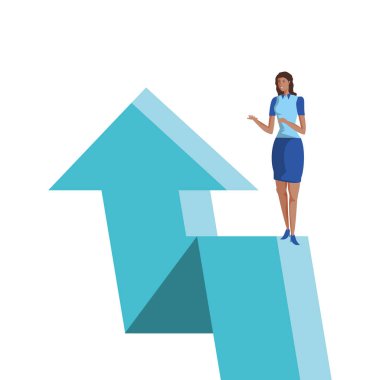 ok ile iş kadını zarif