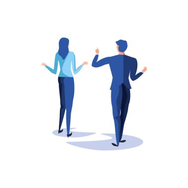 iş çift zarif avatar karakter