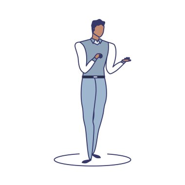 iş adamı zarif avatar karakteri