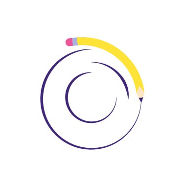 kalem okulu arz simgesi izole edildi