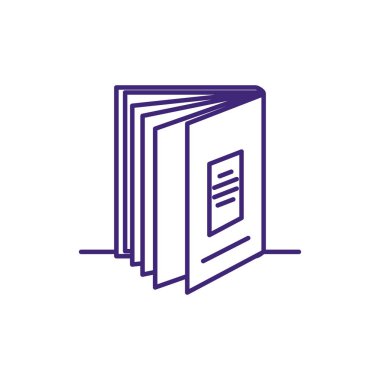 ders kitabı kaynağı kapalı izole simgesi