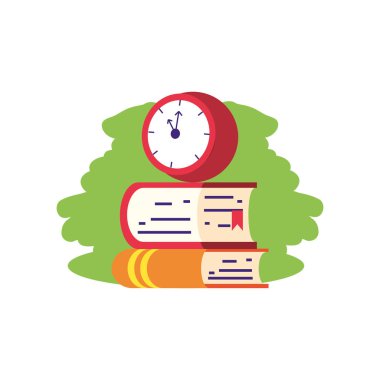 kitap malzemeleri ile zaman saati izlemek