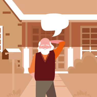 mutlu dedesi gün düz tasarım