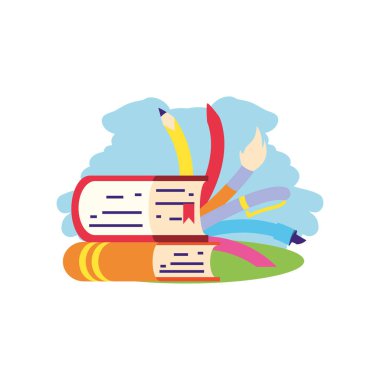 kitap malzemeleri ile kalem seti