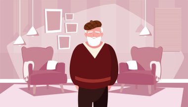 mutlu dedesi gün düz tasarım