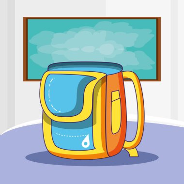 sınıfta okul çantası