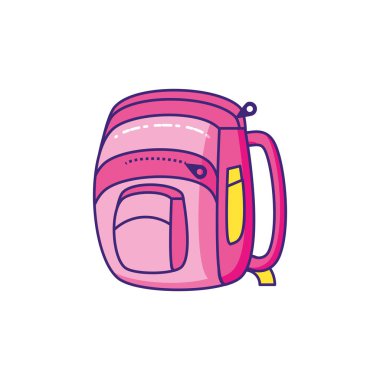 okul çantası ikonu izole edilmiş