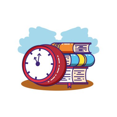 kitap malzemeleri ile zaman saati izlemek