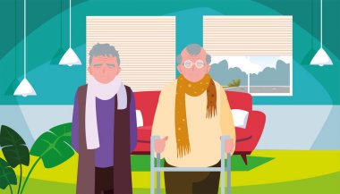 mutlu dedesi gün düz tasarım