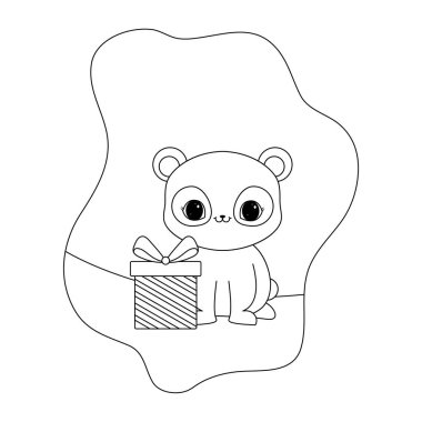 hediye kutusu mevcut sevimli koala hayvan