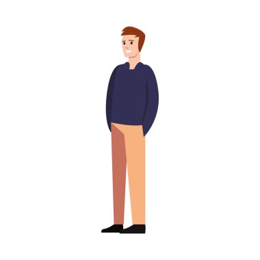 beyaz arka plan üzerinde adam mutlu gençler