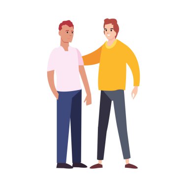 erkekler mutlu genç insanlar karakterler