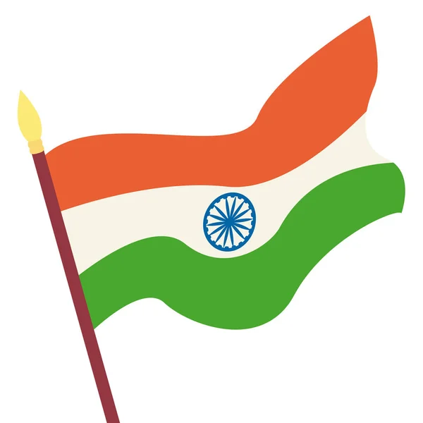 Indiai boldog függetlenség napja vektor ilustration — Stock Vector