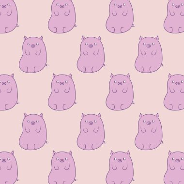 sevimli piggies bebek hayvanlar kawaii tarzı desen