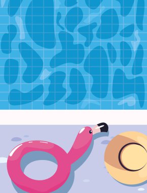 yaz tatili tasarım düz