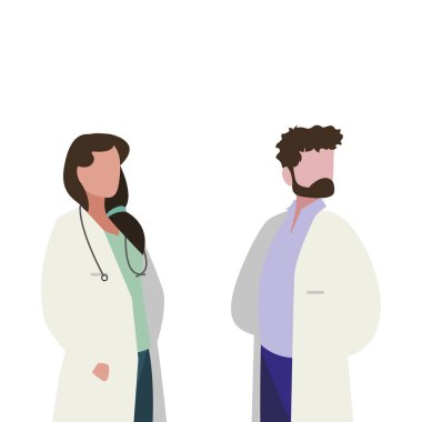 profesyonel işçi karakterleri çift