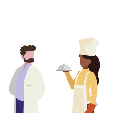 profesyonel işçi karakterleri çift