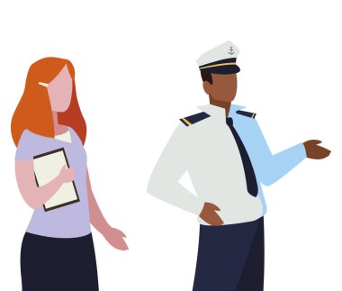 profesyonel işçi karakterleri çift