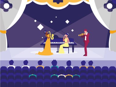 insanlar müzisyenler konser olay tasarımı