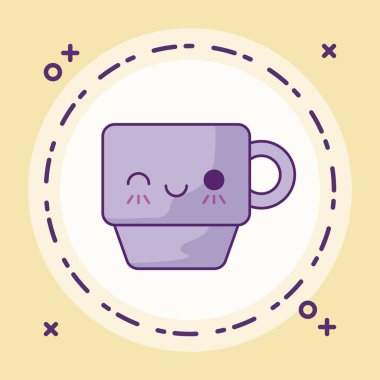 sevimli fincan seramik kawaii tarzı