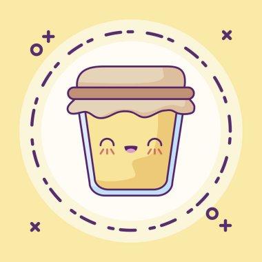 bal kawaii tarzı lezzetli şişe