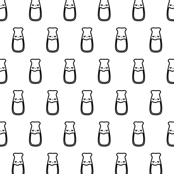 içecek kawaii tarzı ile şişe desen