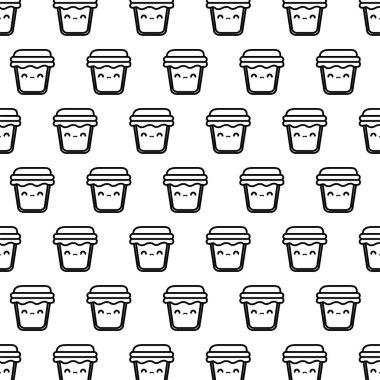 bal kawaii tarzı lezzetli şişe desen