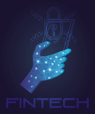 fintech kavramı ile Smartphone kullanarak ele
