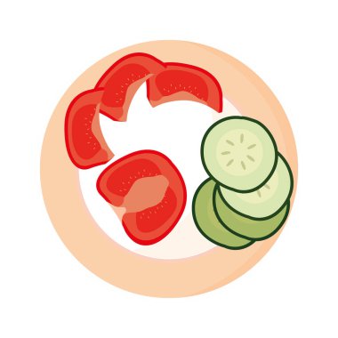 domates salatalık çanak pişirme tasarımı