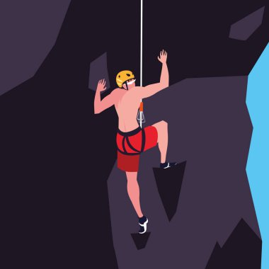 adam atlet tırmanma karakteri pratik