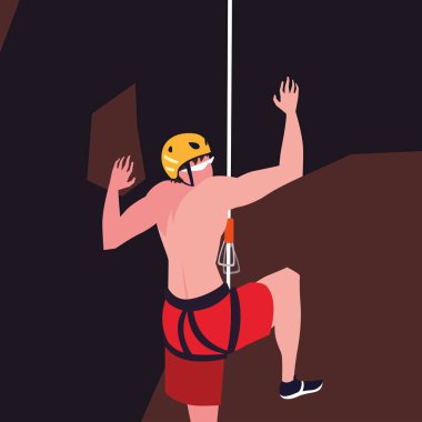 adam atlet tırmanma karakteri pratik